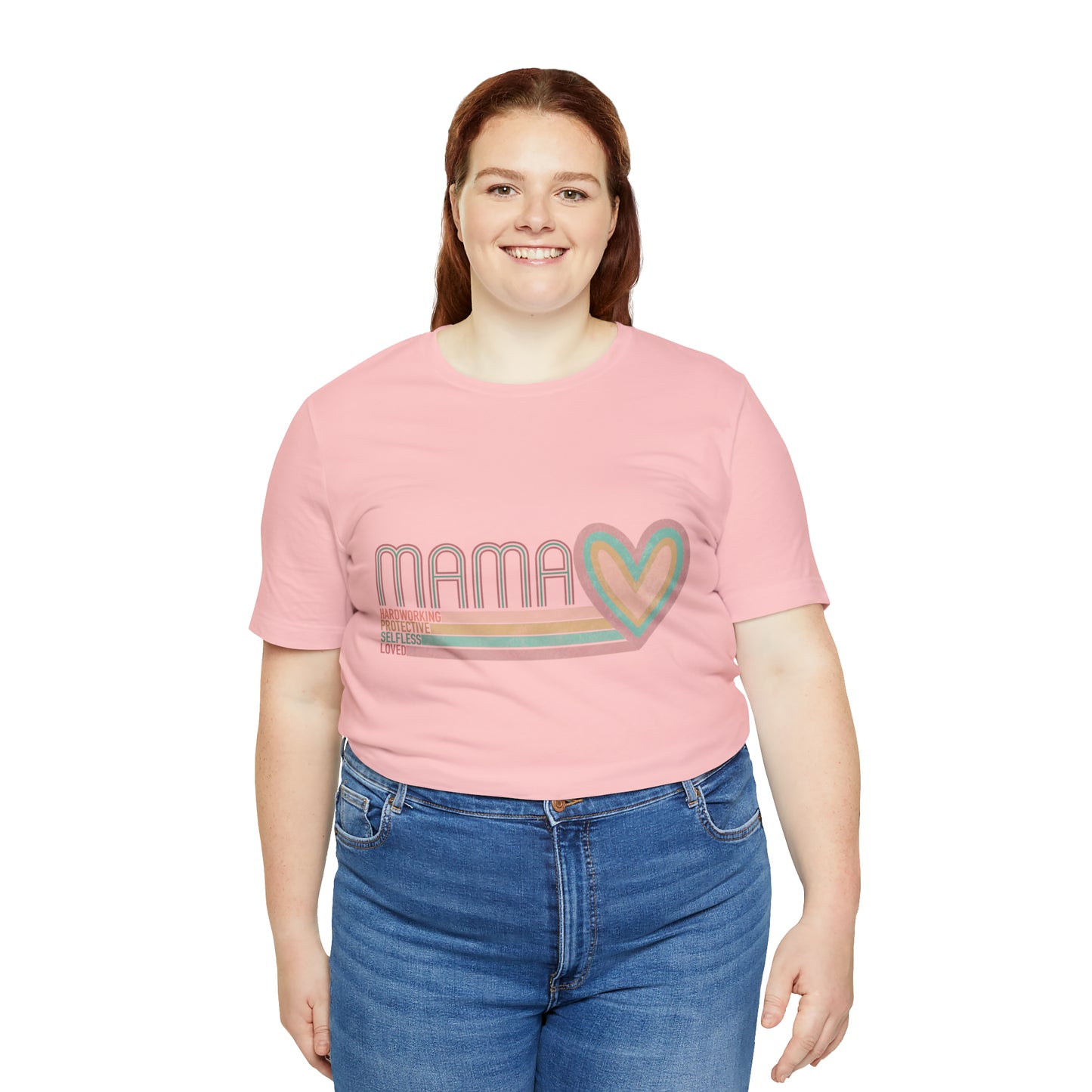 Mama Love Cotton Blend Unisex Jersey Short Sleeve Tee Love Shirt