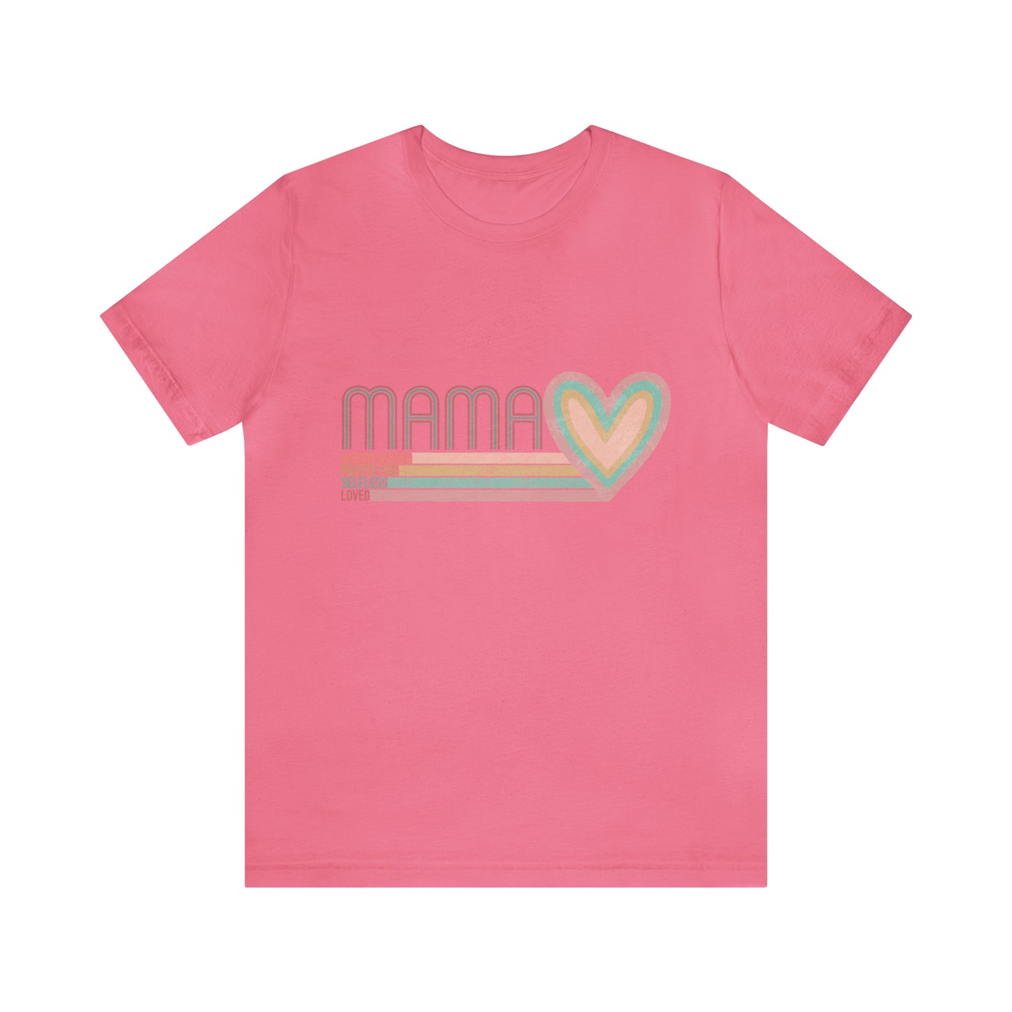 Mama Love Cotton Blend Unisex Jersey Short Sleeve Tee Love Shirt