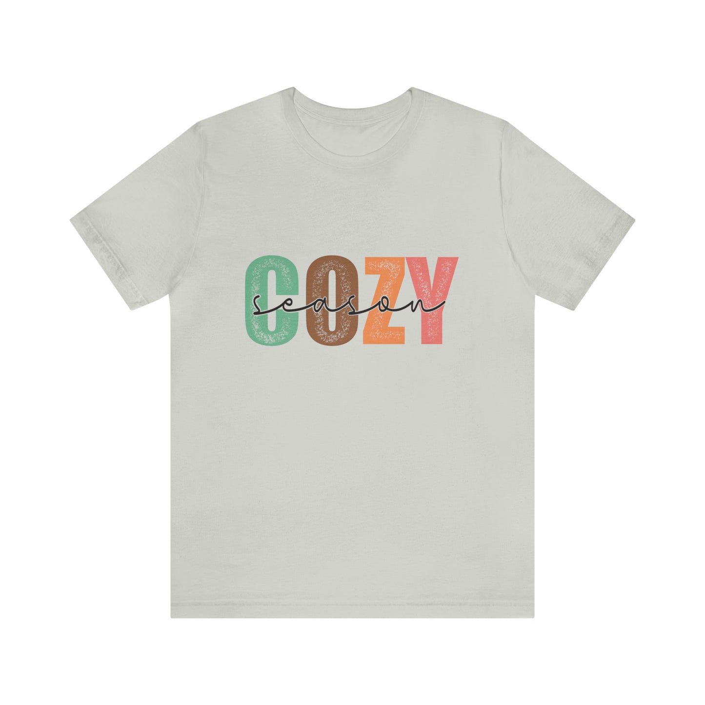 Cozy Season Cotton Blend Unisex Jersey Short Sleeve Tee Season Shirt Cozy Tshirt
