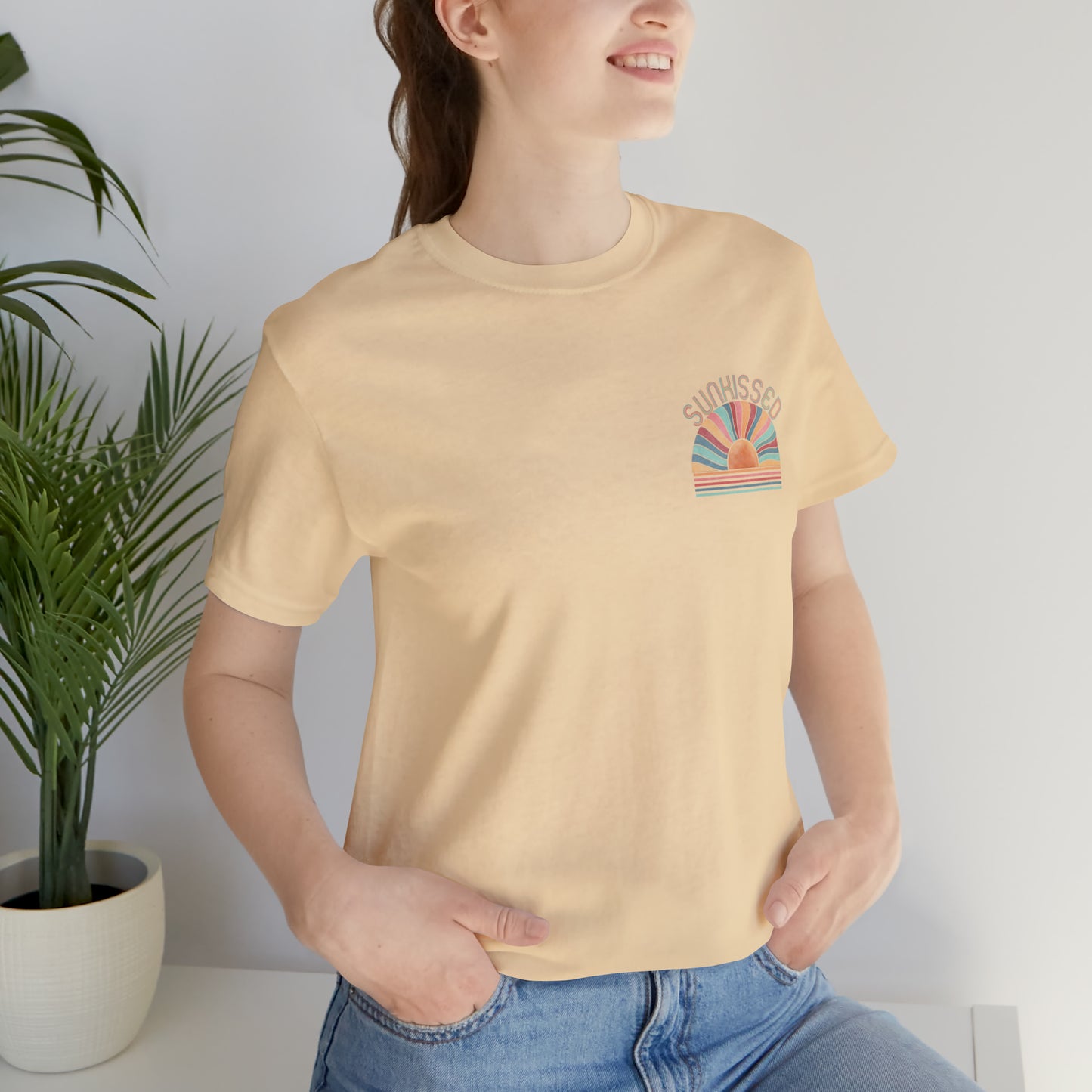 Sunkissed Cotton Blend Unisex Jersey Short Sleeve Tee Shirt Lover