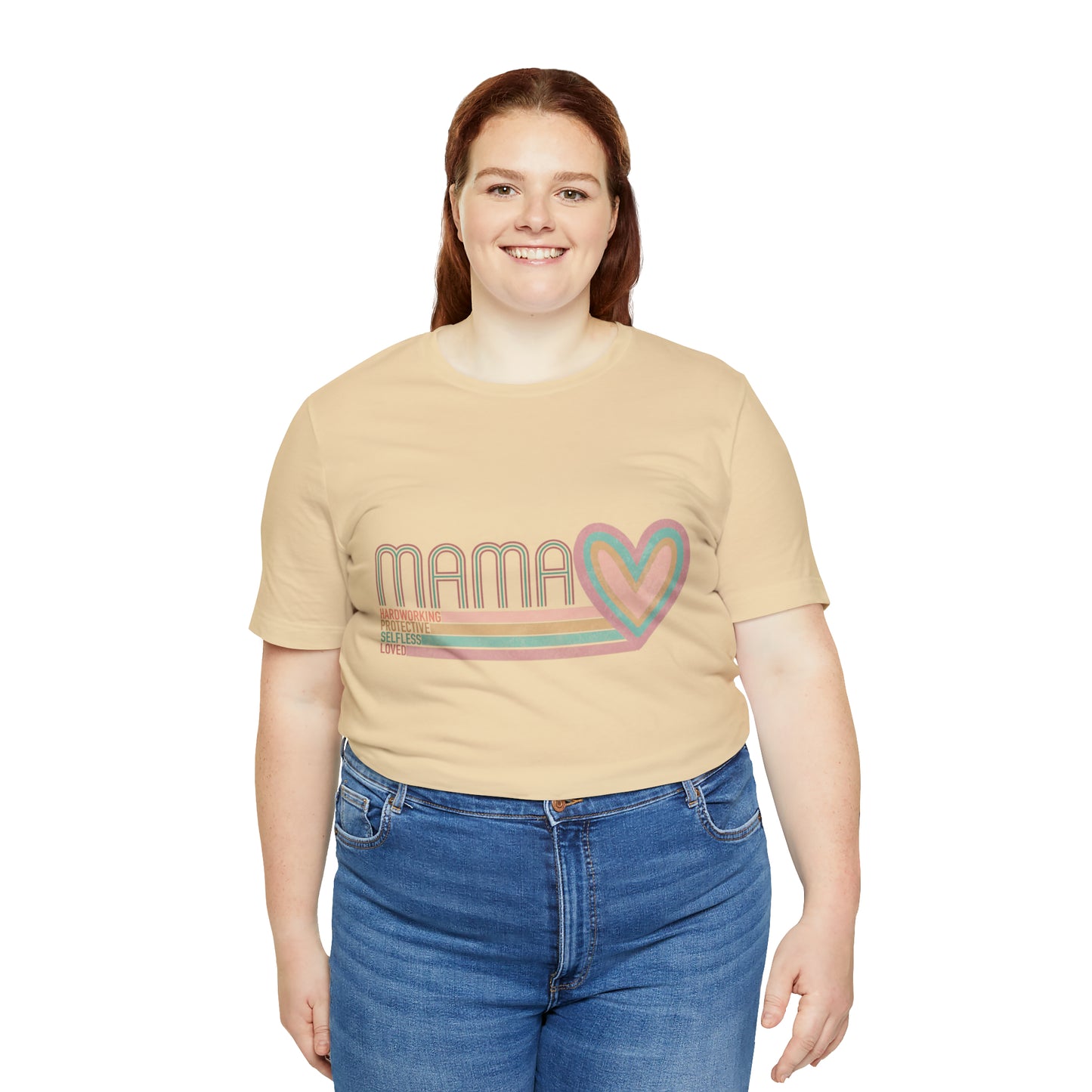 Mama Love Cotton Blend Unisex Jersey Short Sleeve Tee Love Shirt