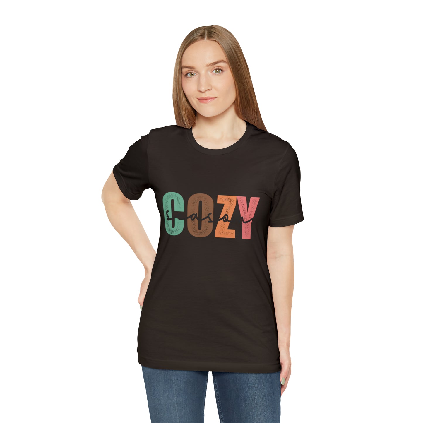 Cozy Season Cotton Blend Unisex Jersey Short Sleeve Tee Season Shirt Cozy Tshirt