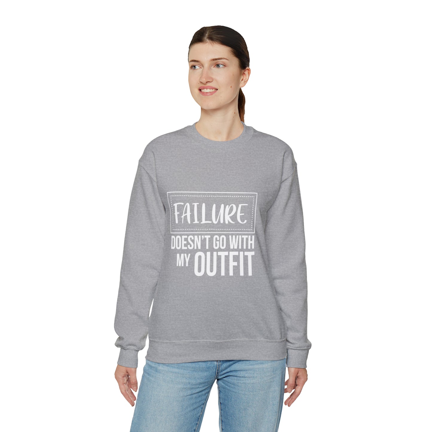 Failure doesn't go with my outfit Unisex Heavy Blend Outfit Crewneck Sweatshirt