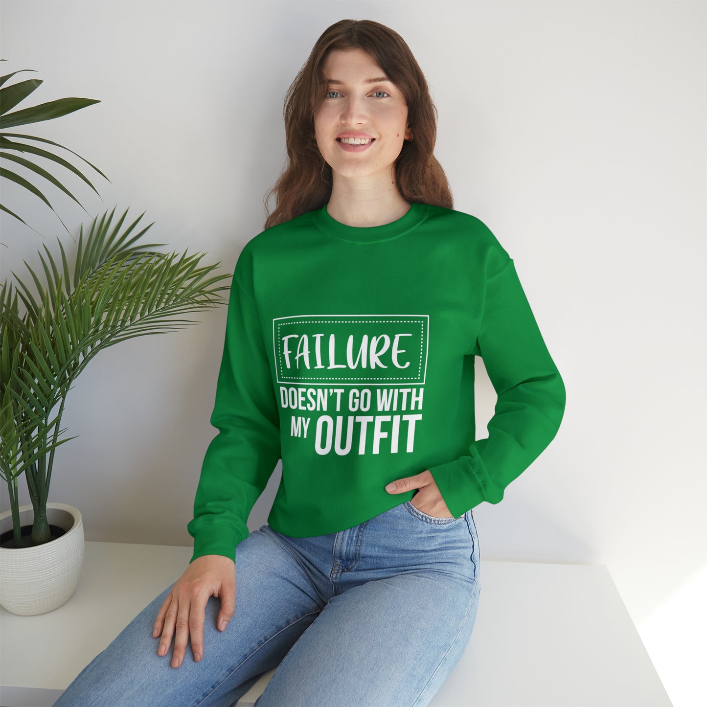 Failure doesn't go with my outfit Unisex Heavy Blend Outfit Crewneck Sweatshirt