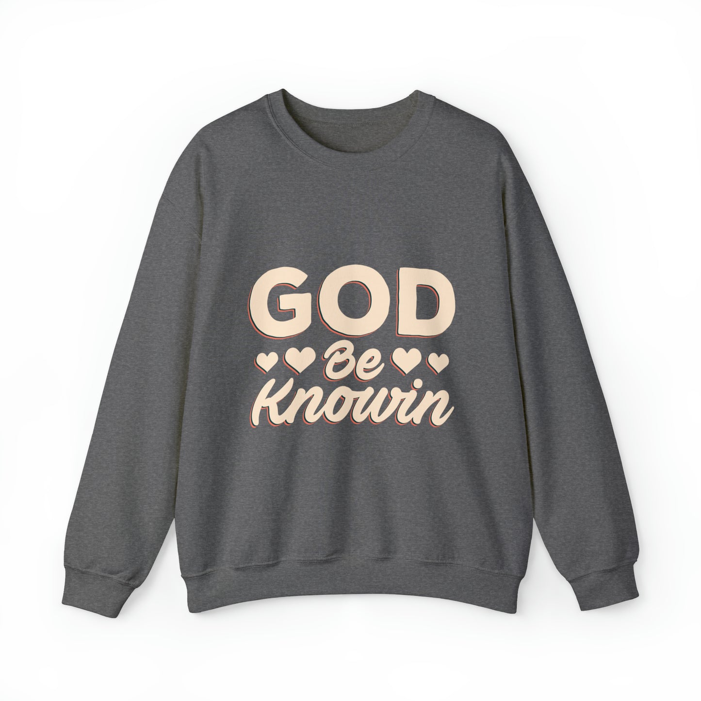 God be knowin cotton Unisex Heavy Blend God knowin Crewneck Sweatshirt