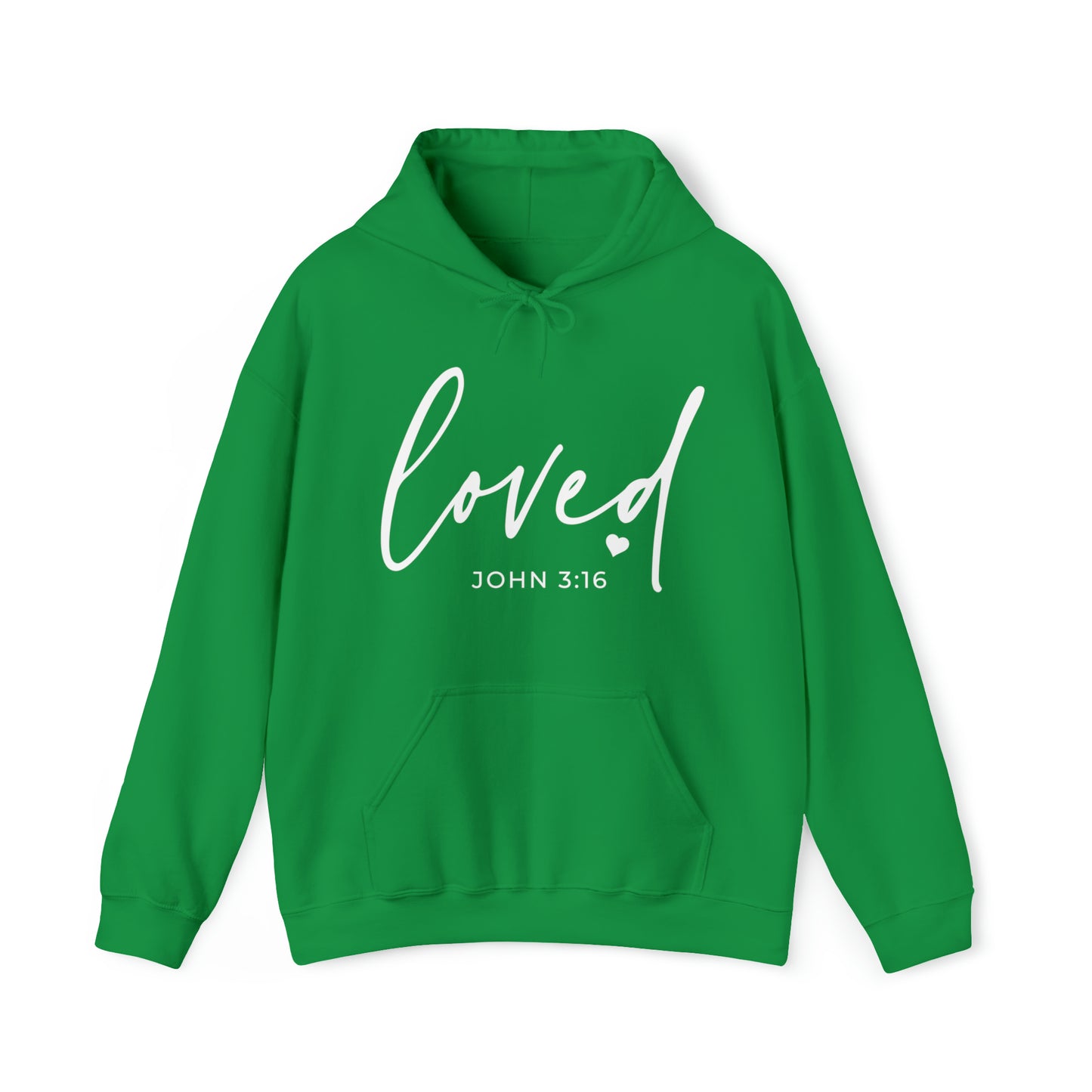 Loved Cotton Blend Unisex Heavy Blend Happiness Hooded Sweatshirt