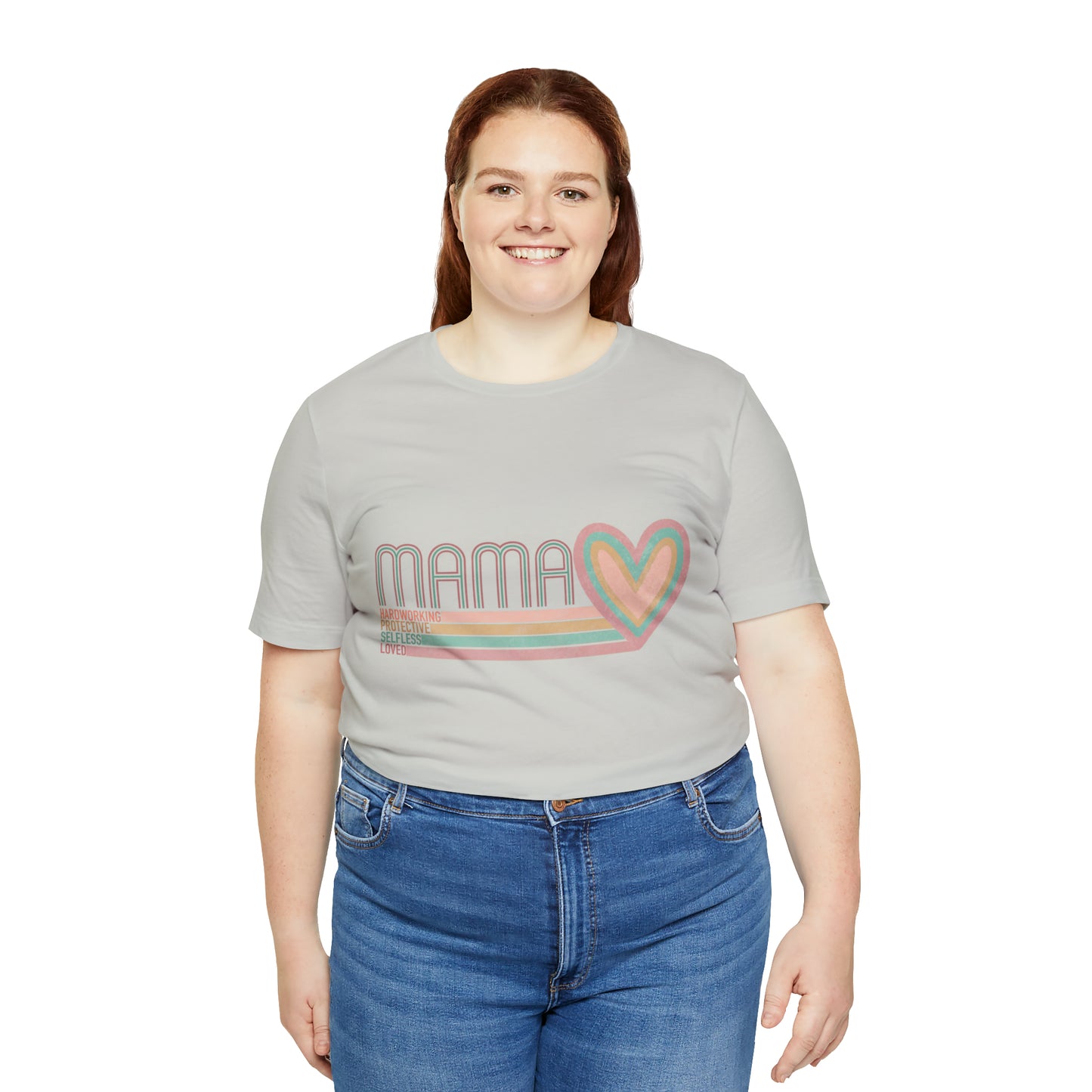 Mama Love Cotton Blend Unisex Jersey Short Sleeve Tee Love Shirt