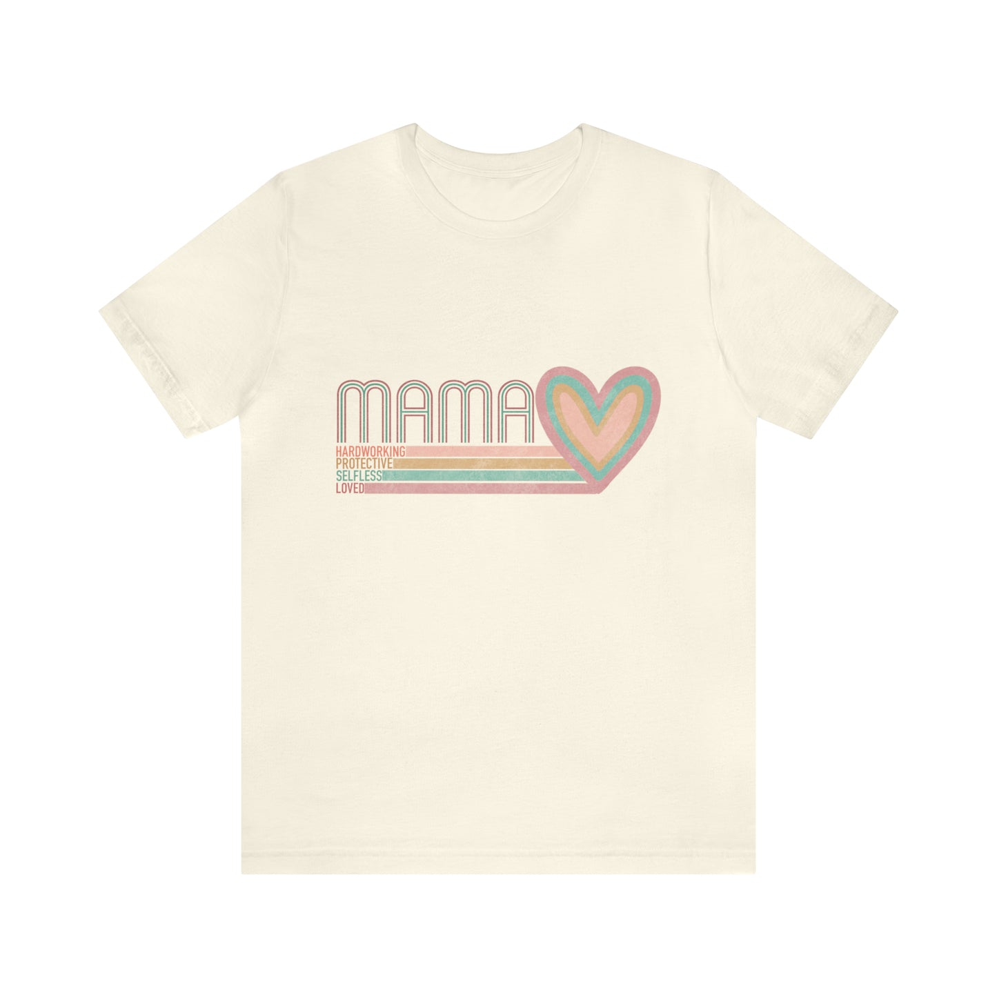 Mama Love Cotton Blend Unisex Jersey Short Sleeve Tee Love Shirt