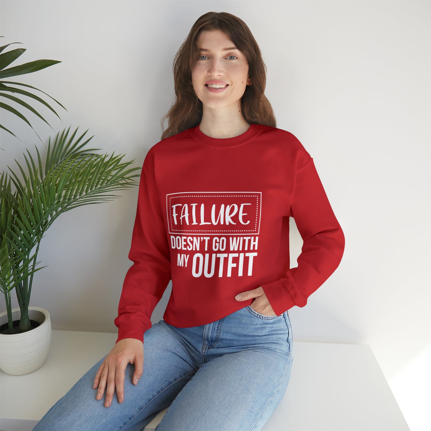 Failure doesn't go with my outfit Unisex Heavy Blend Outfit Crewneck Sweatshirt