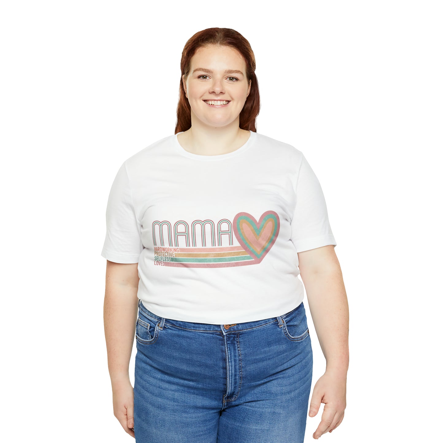 Mama Love Cotton Blend Unisex Jersey Short Sleeve Tee Love Shirt