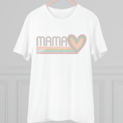Mama Love Cotton Blend Unisex Jersey Short Sleeve Tee Love Shirt