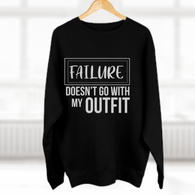 Failure doesn't go with my outfit Unisex Heavy Blend Outfit Crewneck Sweatshirt